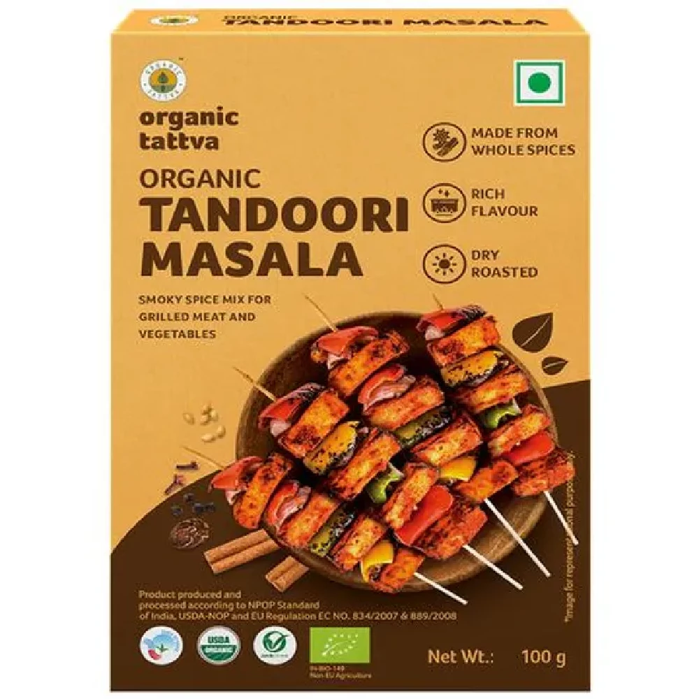 Organic Tattva Organic  Tandoori Masala, 100 g-1.webp
